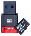 microSDHC 4Gb Class 6 + M722 Card Reader