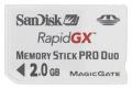 Gaming RapidGX 2GB Memory Stick PRO Duo