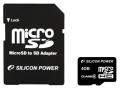 micro SDHC Card 4GB Class 6 + SD adapter