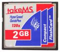 CompactFlash Card HyperSpeedQP 120x PE 2GB